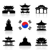 Korea Travel Icon Set N2