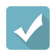 Square tick mark icon