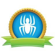 Gold spider logo