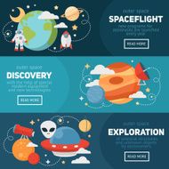 Space theme banners and cards N3