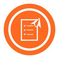 Checklist and paper plane