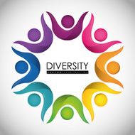 Diversity people design vector illustration eps 10 N9