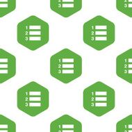 Numbered list pattern
