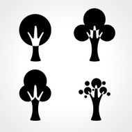 tree icon vector