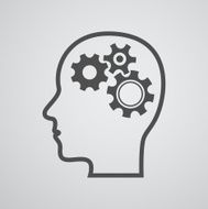 head gear brain background