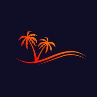 Palms background