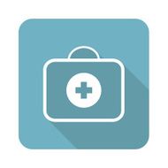 Medical kit icon