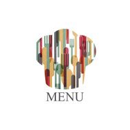 vector menu template N4