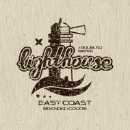 Lighthouse emblem for t-shirt N3