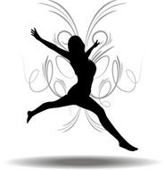 Funky Girl Silhouette N7