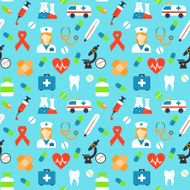 Vector medical pattern