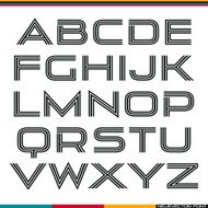 Display sans serif font N2