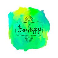 bee happy backgroung