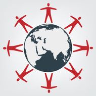 People around globe
