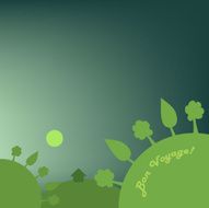 Vector Travel and Holiday Background