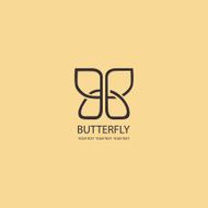 Sweet Butterfly Vector icons flat design set N3