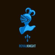 knight helmet royal design background