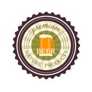 Vector beer label design