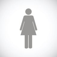 Woman black icon