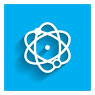 Atom model icon N2