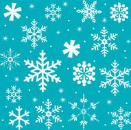 Seamless snowflakes pattern N14
