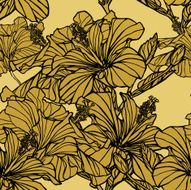 Seamless Pattern with floral ornament N165