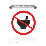 No mortar and pestle icon