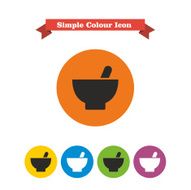 Mortar and pestle icons