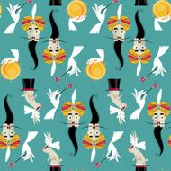 Magic set Seamless background pattern N2