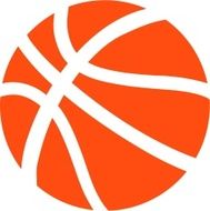 Basketball on white Background N3