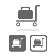 Vector Baggage Claim Public Information Sign Illustration EPS10 N11