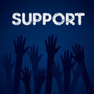 people support concept