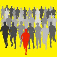 Runners on sprint men N12