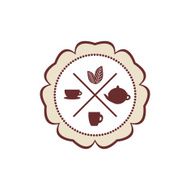 Tea Icons Set on White Background Vector N2