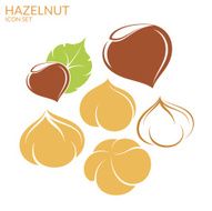 Hazelnut Icon set