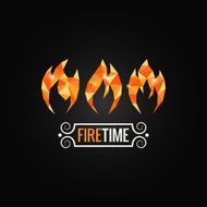 fire poly design background