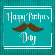 Vector Happy Fathers Day celebration card N2
