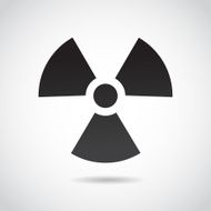 Nuclear sign icon