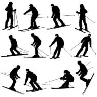 Mountain skier N16
