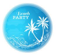 Circle beach party design