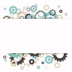 Vector Abstract Cog Wheels N4