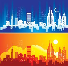 Cities silhouette N2