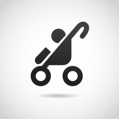 Baby stroller icon N2