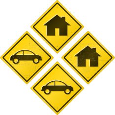 Home and Auto Road Sign Set