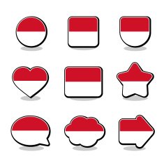 MONACO FLAG ICON SET N2