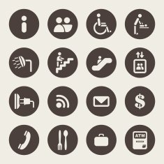Airport services icons N2
