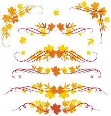 Autumn ornaments