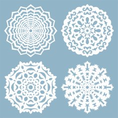 Set of snowflakes N14