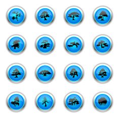 Blue Icons - Trees Species