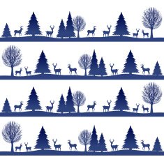 Deer Silhouette N16